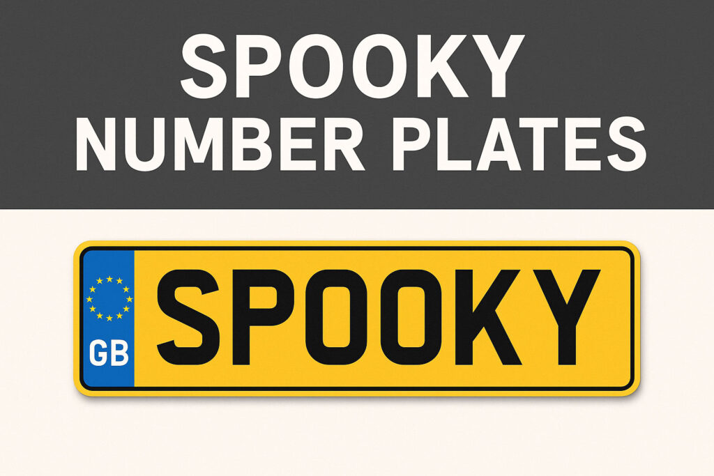 Halloween Number Plates