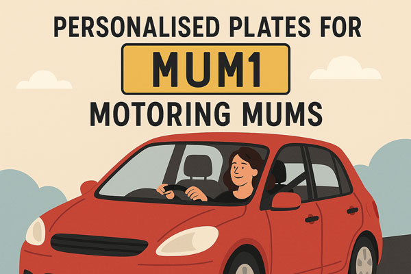 Personalised Plates for Motoring Mums