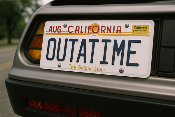 10 Best Number Plates From The Movies