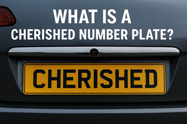 What is a cherished number plate?