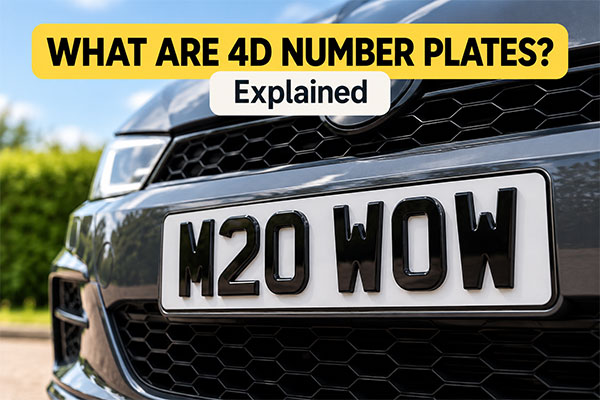 Personalized number plates