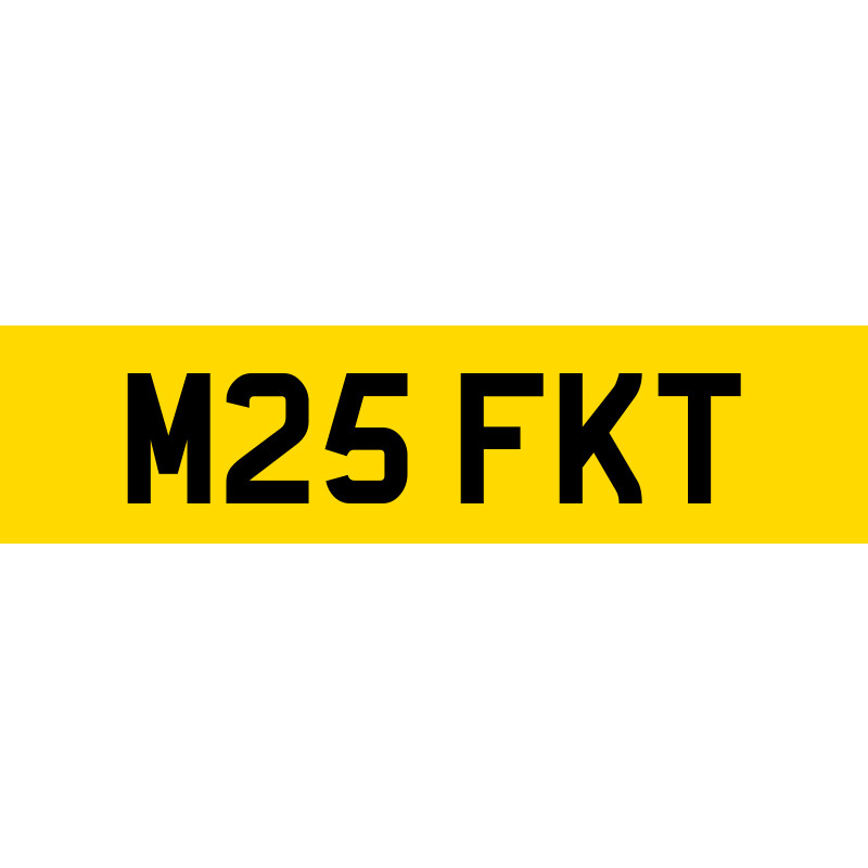 M25 FKT Private Number Plate | SwiftReg
